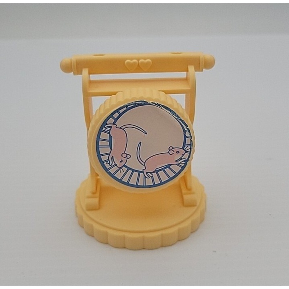 Fisher Price Loving Family Dream Dollhouse Yellow Pet Shop Hamster Wheel